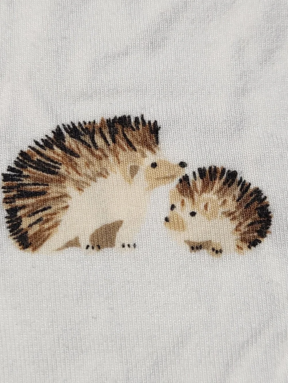 Kyte Baby Hedgehog Bamboo Bodysuit 0-3M Retired Woodland Print